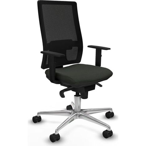 piqueras-y-crespo Chaise Ergonomique noire bureau (1/3)