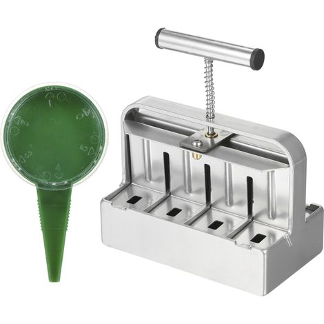 Irovami Kit blocs terreau 5cm 8 alvéoles – 3 aiguilles, semis – Idéal pour jardin, plantes, semis (1/5)