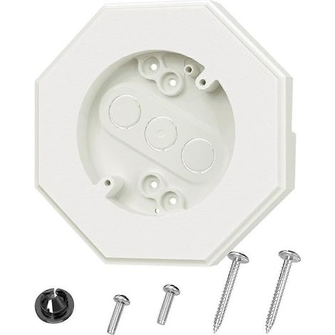 Kit de montage pour bardage octogonal, plaque de montage verticale pour lampes de bardage 8141, blocs lumineux pour bardage de 1/2 po (1/5)