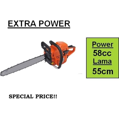 Motosega per potatura 58cc lama 55cm