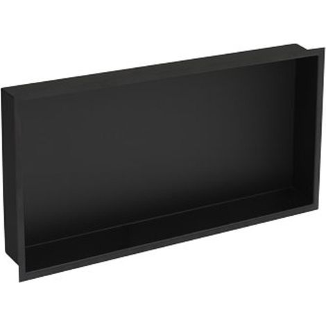 Plieger Inbox niche murale avec bride 60x30x7.5cm étanche noir