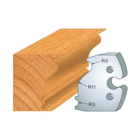 JEU DE 2 FERS PROFILES ACIER HT.50MM N°247