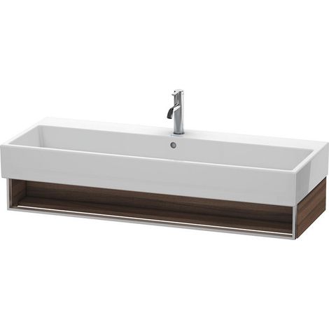 Duravit Vero Air unità vanity a parete sospesa 118,4 x 43,1 cm, 1 vano aperto, per Vero Air 235012, Colore (anteriore/corpo): Decorazione naturale in noce - VA602907979