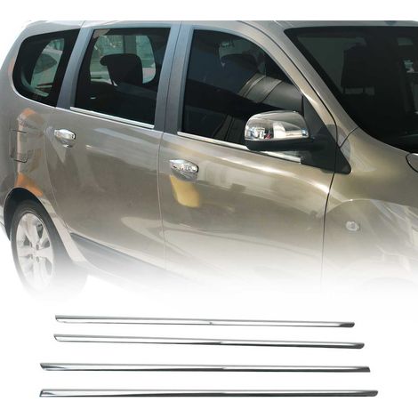 Garniture de Fenêtre pour Dacia Lodgy 2012-2024 Acier Inox 4Pcs (1/5)