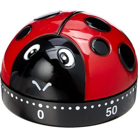 minuterie De Cuisine Mcanique Cartoon (coccinelle Rouge) Minuterie De Cuisson  Remontage De 60 Minutes Animal Series (1/5)