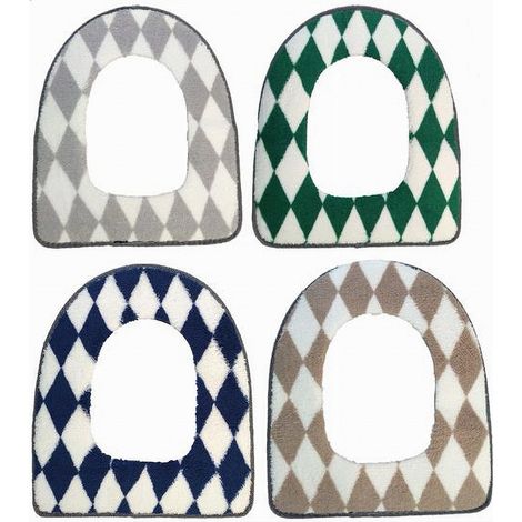 Trade Shop - CUSCINO COPRI WATER SITZUNG COPERTURE MORBIDA WC FANTASIA ROMBI COLORATO 87202 - -3,5 - (1/2)