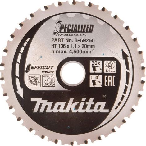 MAKITA B-69303 136X20X30T TCT BLADE (1/2)