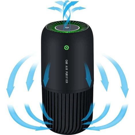 pair Purificateur d'air adapté au purificateur d'air dômestique et de bureau (Noir)-Fei Yu