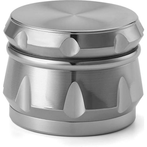 Broyeur à épices 2,5 '' avec grattoir à pollen Broyeur en alliage de zinc avec Razor-Sharp (1/2)