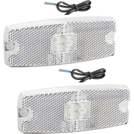 Luces de posición LED - 10-30 V - Estancas ECE - Para Camión Remolque Autobús Barco - 2 Unidades (1/5)