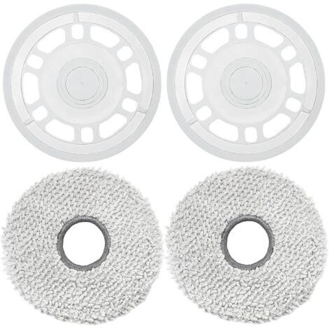 Cleaning cloths with holder for ECOVACS DEEBOT X5 Omni / X5 Pro robotic vacuum cleaners, replacement cleaning cloths, spare parts, floor cleaning cloths--BIEMMEDUE (1/5)