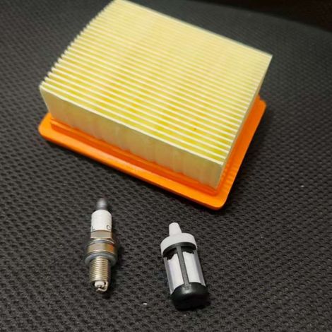 Suitable for STIHL BR800 blower 4283-007-4100 air filter, spark plug, and oil filter kit (1/4)