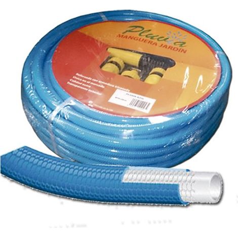 pluvia manguera tricoazul interior blanco kit 15x10 mt+accesorios
