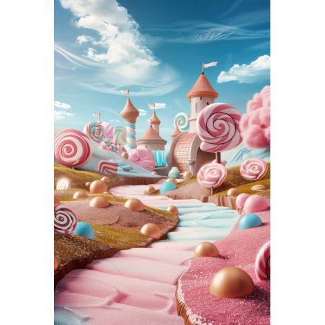 Tableau sur toile paysage sucré 30x45 cm - Impression sur Toile Murale Décorative - Image imprimée en HD sur Toile - Toile sur Châssis en Bois FSC - Fabriqué en France (1/5)