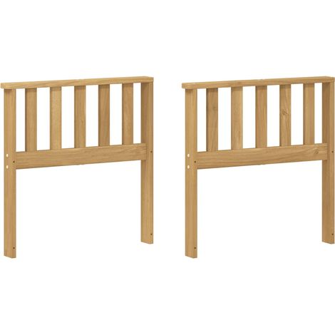 Módulo de Descansabrazos 2 pcs Blanco 60 x 6 x 61 cm vidaXL (1/5)