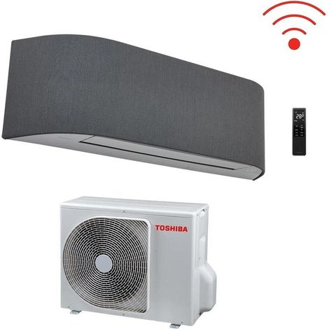 Aire acondicionado Toshiba Inverter HAORI gris 13000 BTU