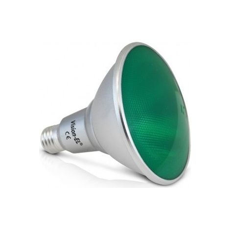 Ampoule LED E27 PAR38 16W verte RGB IP65 Spot extérieur (1/8)