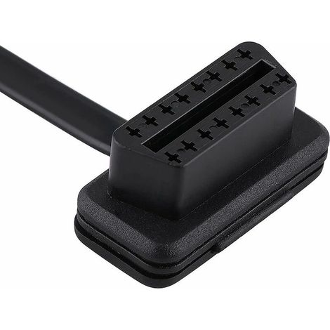 Câble Rallonge Diagnostic de Voiture On-Board Diagnostics2 Câble d'Extension On-Board Diagnostics2 16 Broches Mâle à Femelle 30cm/60cm/100cm(100CM) (1/5)