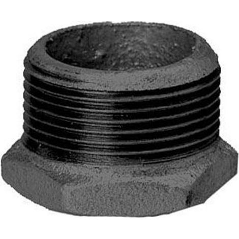 Raccord en fonte malléable noir réduction 1 1/4'' x 1 1/2'' FF/FM