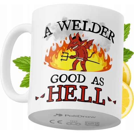 Lustige Tasse für Schweißer – Kaffee- oder Teetasse mit witzigem Textdesign – ideal für Geburtstage, Namenstage, Feiertage und besondere Anlässe. Hochwertige Tasse für Zuhause, Büro und Arbeit. Farbe: