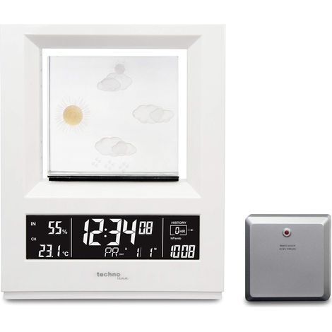 techno line WS 6620 Stazione Meteo, Bianco (1/4)