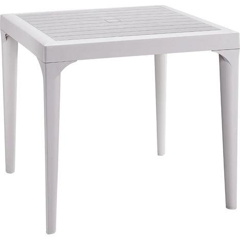 TAVOLO IN POLIPROPILENE 'MALMO' bianco  - BICA