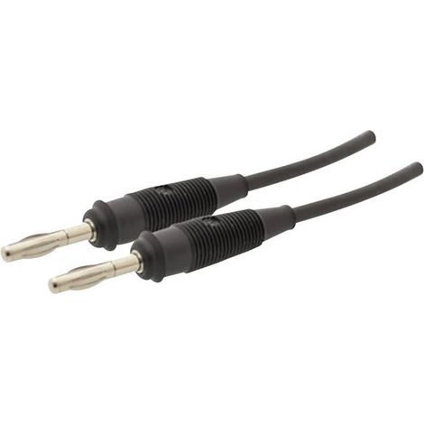 Sks-hirschmann SML 100/1 Cordon de mesure negro 1 m