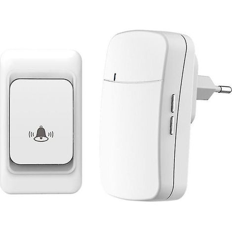 Kit carillon de porte sans fil extérieur 300m télécommande maison My Melody prise ue (1/5)