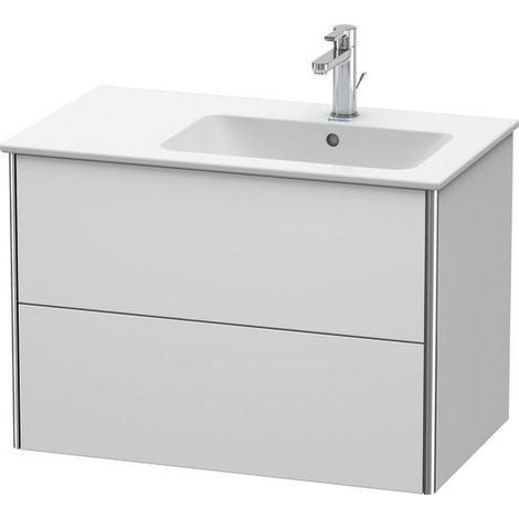 Meuble-lavabo XSQUARE 810x560x478mm 2 tiroirs we ma ES Ah milieu