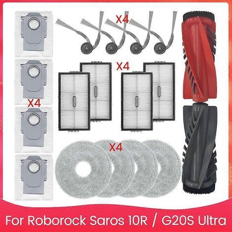 Filtre pour aspirateur brosse pour aspirateur Filtre de brosse pour aspirateur filtre de Saros 10R / G20S Ultra Aspirateur Cleaners Main Side Brosse HEPA Filtres Serpillière Pads Dust Bags Accessor (1/5)
