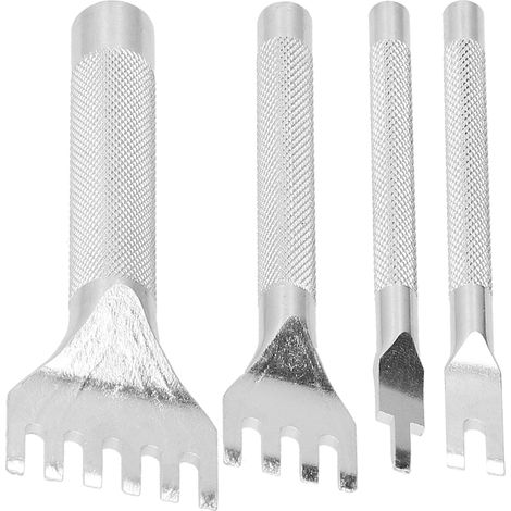 Outils pour la fabrication de cuir artificiel : outil de perforation à griffes pour la couture à la main, le tricot et le bricolage. (1/5)