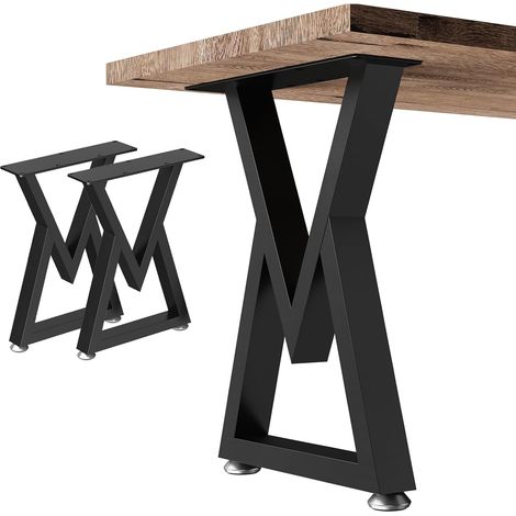 2 Pieds Table Basse, Pied de Meubles DIY, V Forme (1/5)