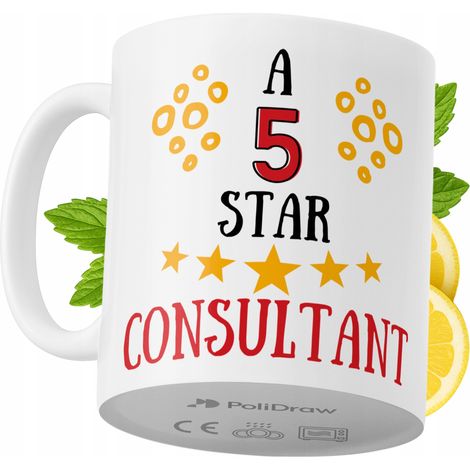 Lustige Kaffeetasse mit witzigem Textdesign – ideal für Berater, Geburtstage, Namenstage und Feiertage. Hochwertige Tasse für besondere Anlässe im Homeoffice oder Büro. Farbe: Weiß, 330 ml.