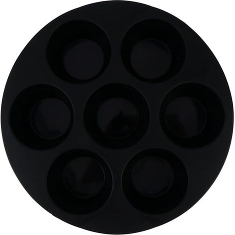 Muffin Forma - Silicona Resistente Hasta 230 °C - Para Airfryer y Horno - 7 Cavidades - Reutilizable (1/5)