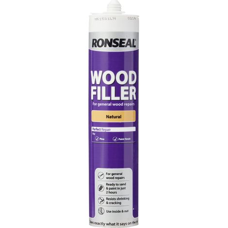 Ronseal Multi Purpose Wood Filler Cartridge Natural 310ml