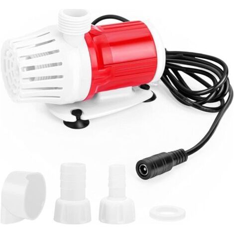 Pompe submersible DC 12V 20W pompe à eau Portable pour aquarium 1200L/H pompes à haut débit pompe amphibie pour fontaine de réservoir de poissons d'étang à la maison (1/5)