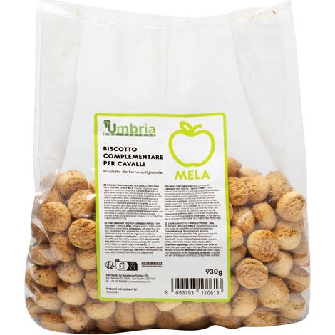 UMBRIA EQUITAZIONE Biscotto vegetale per cavalli gusto mela (930 gr) (1/2)