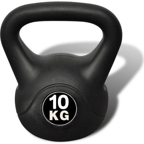 Kettlebell haltère poids musculation haltérophilie exercices gym 10 kg (1/3)