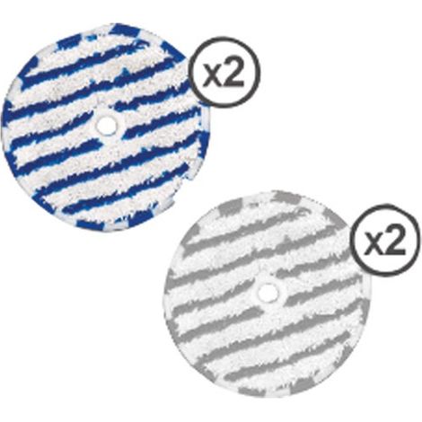 Patins microfibres Rowenta ZR009503 4 pièces pour tête Aerospi n/AEROSPIN (1/4)