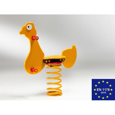 Oca a Molla in Polietilene per Parco Giochi per Bambini Con Molla Filo 17,5 mm - H 360 mm- ITALFROM (1/3)