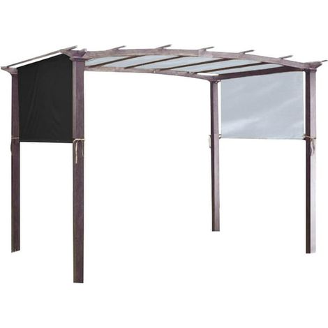 Voile d'ombrage 5,2x2m, toile de protection solide et durable, remplacement pour pergola, auvent résistant aux intempéries, store pare-soleil imperméable, couverture extérieure robuste. (1/5)