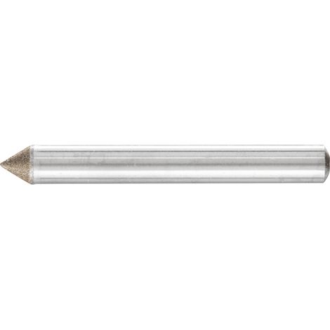 PFERD TOOLS CBN-Schleifstift Spitzkegel Ø 6x60° Schaft-Ø 6 mm B64 (fein) zum Anfasen/Entgraten/Senken