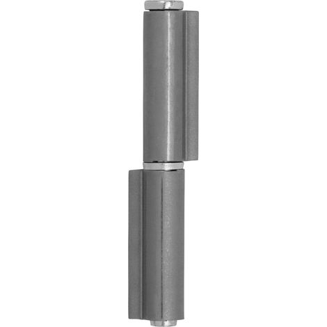 2er Pack - Anschweißband Außen-Ø 13 mm / H: 100 mm mit kurzer Fahne Stahl schwarz (1/2)
