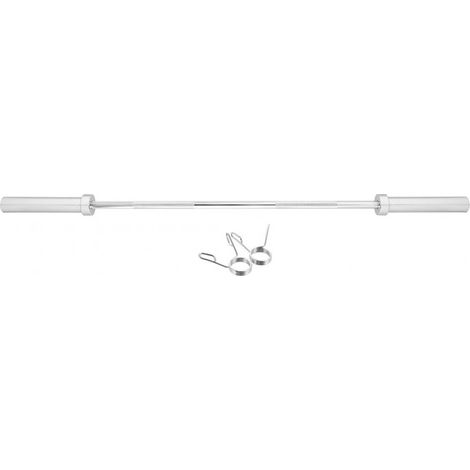 Barre olympique GOP150, 150 cm, diamètre 50 mm + colliers