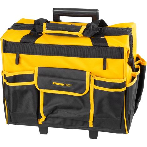 Tasche Strend Pro, Textil, Koffer, mit Rädern, mit Teleskopgriff, für Werkzeug, max. 20 kg, 44x24x42 cm (1/5)