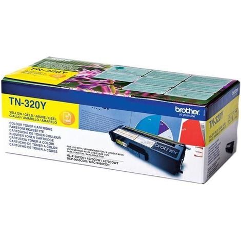 Tóner Original Brother TN-320Y Amarillo