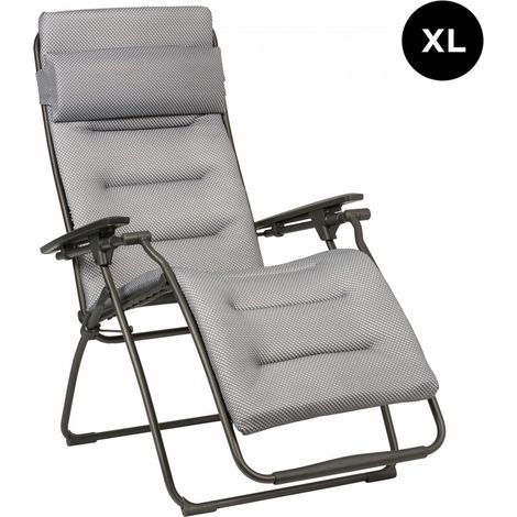 Lafuma Futura XL BeComfort® Relaxliege Silver Titane Sonnenliege LFM3131.8901 (1/4)