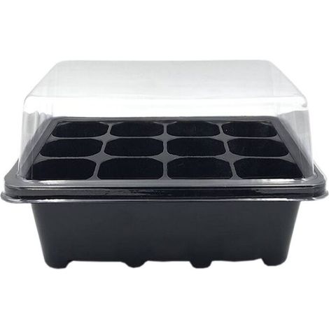 MINE 10 pots de pépinière à 12 trous le noir (1/5)