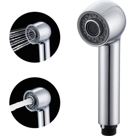 Douchette pour évier de cuisine, 2 modes de débit d'eau, robinet de cuisine de remplacement avec aérateurs économiseurs d'eau, pommeau de douche pour robinet de cuisine