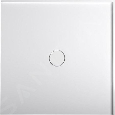 Polysan Receveurs de douche - Receveur de douche Mirai, 800x800 mm, marbre coulé, blanc 73182 (1/5)
